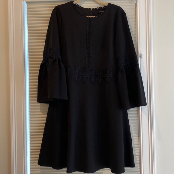 NWT Banana Republic Flounce Sleeve Dress - Picture 1 of 7